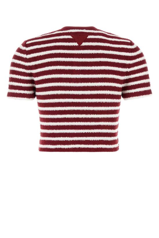 25FW 프라다 폴로 티셔츠 P24N2TSOOO16VI F038I Stripped - PRADA