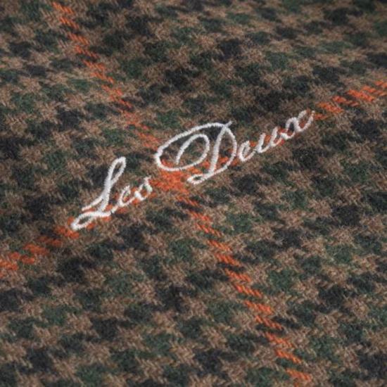  레듀 자켓 Les Deux Varsity Houndstooth 재킷 티크 - LES DEUX