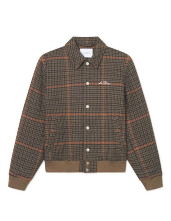  레듀 자켓 Les Deux Varsity Houndstooth 재킷 티크 - LES DEUX