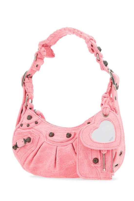  발렌시아가 LE CAGOLE 르 카골 XS 숄더백  6713092AAFO 5812 Pink - BALENCIAGA