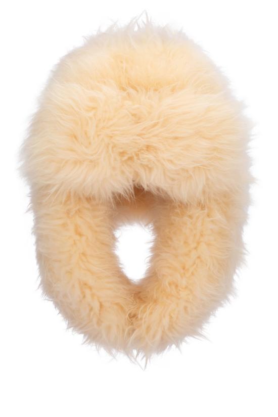  로로피아나 이어플랩 캡 FAN4993 A0CK PALECREAM