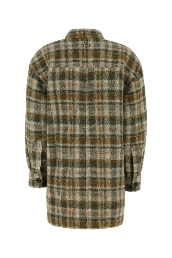 24FW 이자벨마랑에뚜왈 Harveli 하벨리 코트 MA0020FDB3D04E KAEC Checked - ISABEL MARANT ETOILE