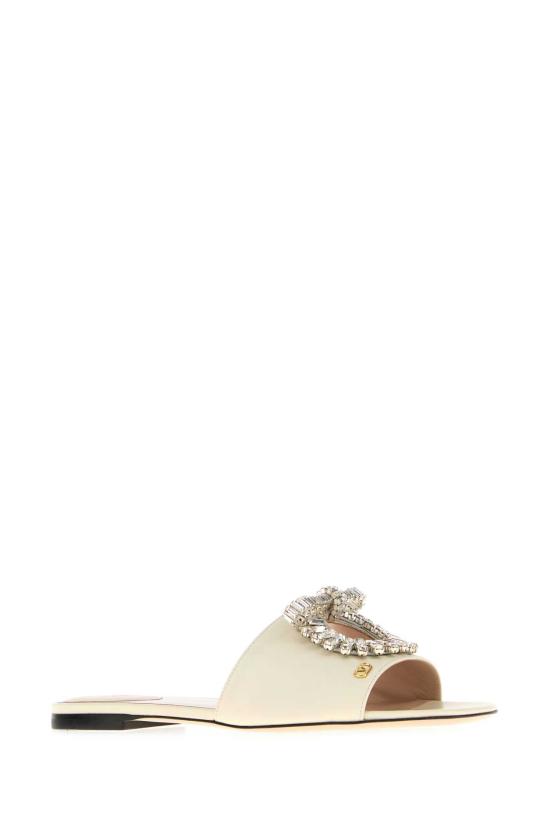 25FW 발렌티노 가라바니 뮬/슬리퍼 7W2S0MQ9EXS L96 White - VALENTINO GARAVANI