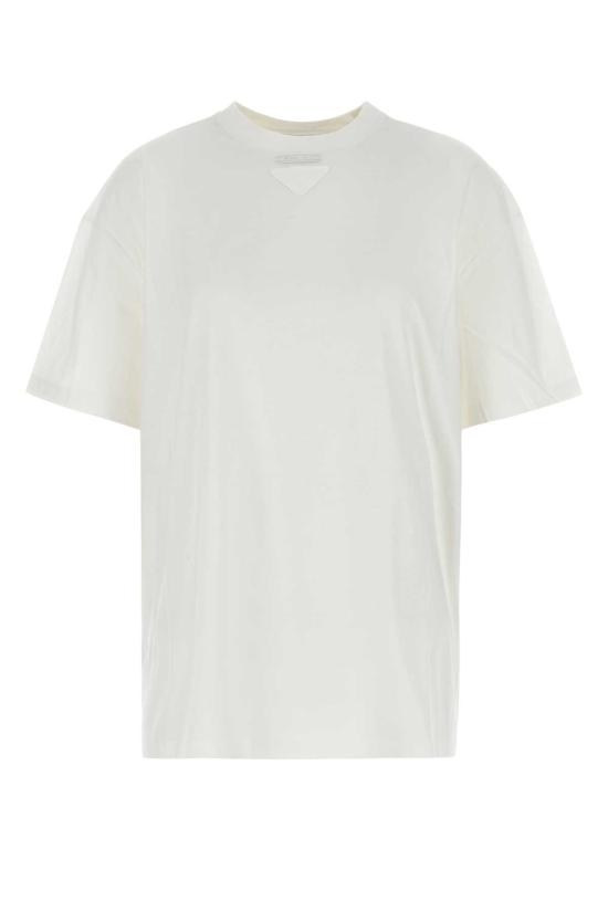 25FW 프라다 반팔 티셔츠 3558AS21111CD F0009 White