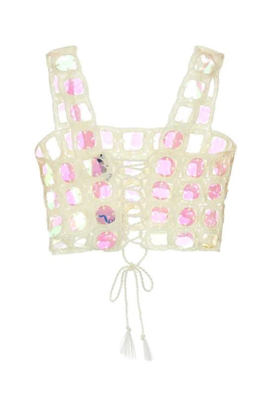  마이 비치 사이드 가디건 SS24CT19 IV White - MY BEACHY SIDE