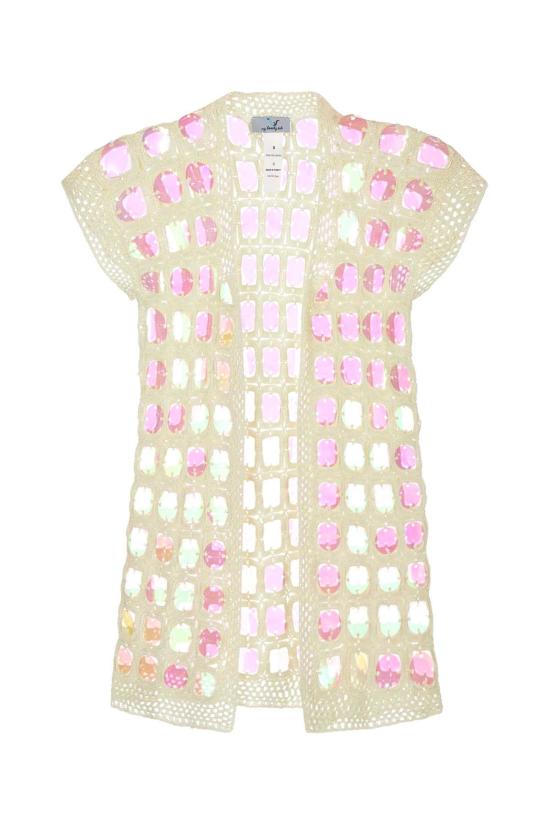  마이 비치 사이드 가디건 SS24CT21 IV White