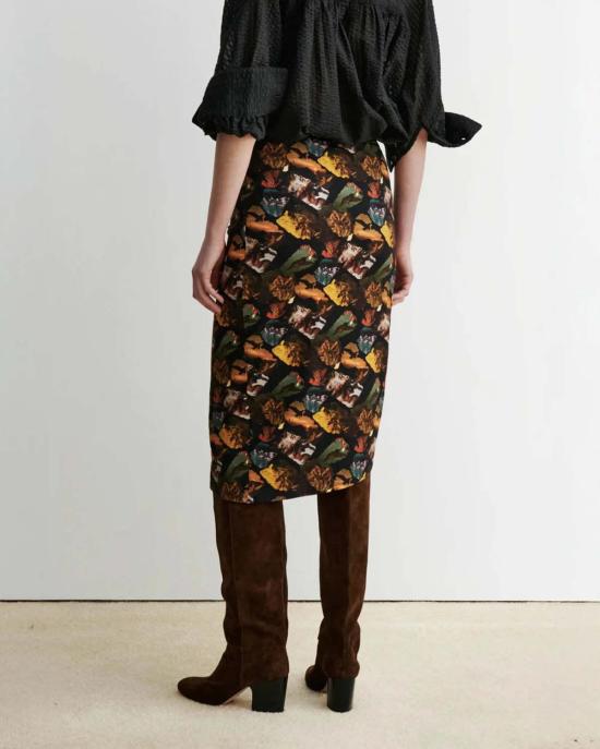  레이첼 코미 미디 스커트 디블 스커트 블랙 - RACHEL COMEY