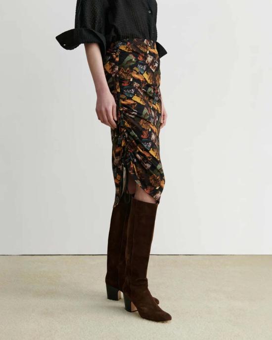  레이첼 코미 미디 스커트 디블 스커트 블랙 - RACHEL COMEY