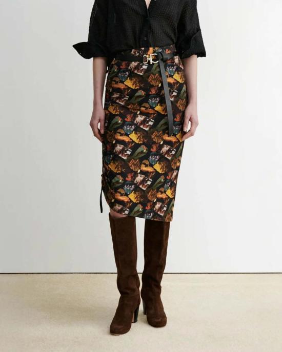  레이첼 코미 미디 스커트 디블 스커트 블랙 - RACHEL COMEY