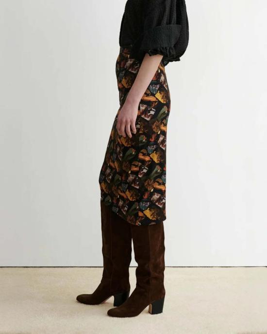 레이첼 코미 미디 스커트 디블 스커트 블랙 - RACHEL COMEY