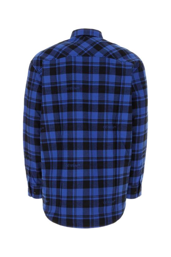  오프화이트 긴팔 셔츠 OMES003F23FAB001 4800 Printed - OFF WHITE