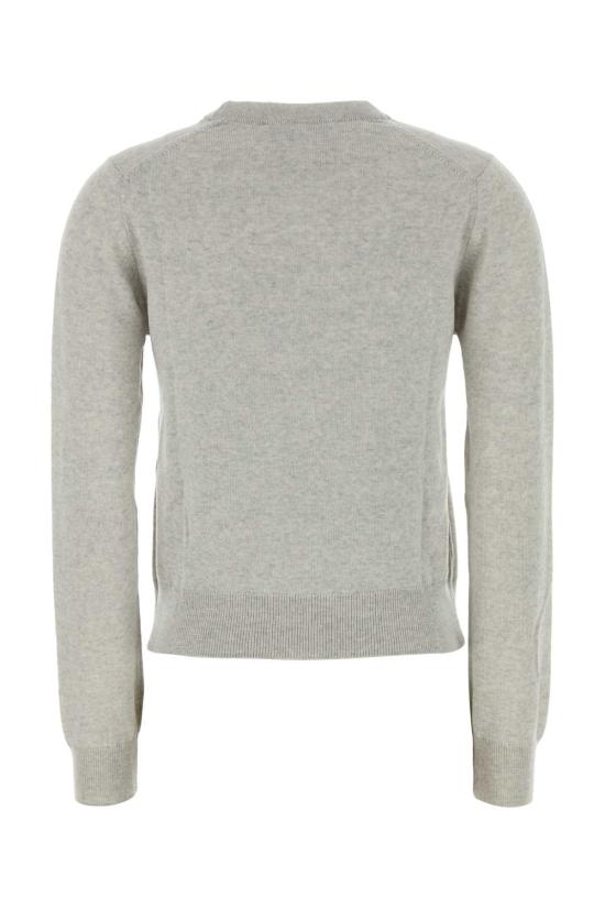 25FW 메종키츠네 베이비 폭스 메리노 레귤러 점퍼 PW00801KT1181 H120 Grey - MAISON KITSUNE