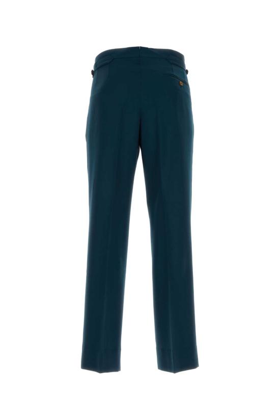  비비안웨스트우드 스트레이트 팬츠 2F01000RW00FJLR K411 Blue - VIVIENNE WESTWOOD