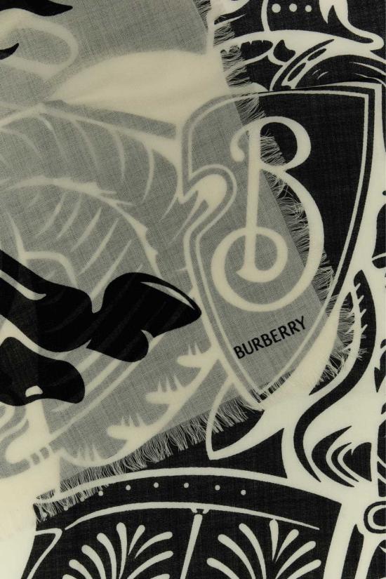 26SS 버버리 자수 울 스카프 8099096 B8620 Printed - BURBERRY