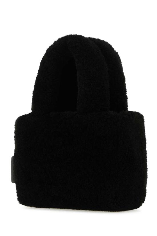  아미나 무아디 토트백 AMINIGIULYSHEARLING BLASILHA Black - AMINA MUADDI