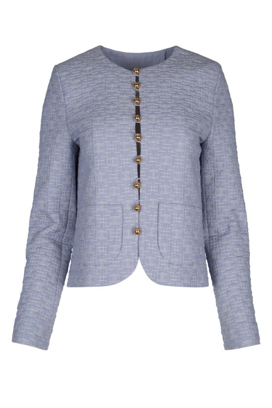 24FW 셀린느 수트 자켓 2V65S128X 07CG NAVYCRAIE