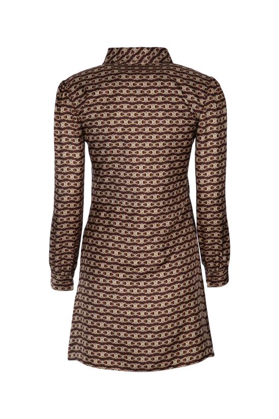 24FW 셀린느 원피스 2R89O337Z 18FO MARRONFONC OR - CELINE