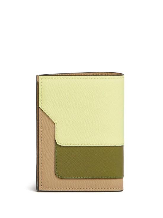  마르니 지갑 PFMOQ14U13LV520 Z685N VANILLAOLIVESOFTBEIGE - MARNI