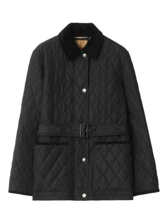 26FW 버버리 칠턴 퀼팅 자켓 8110378 A1189 BLACK