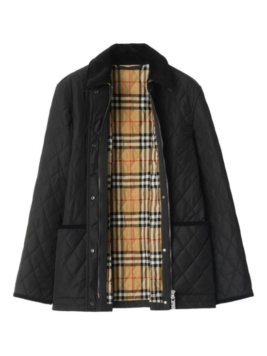 26FW 버버리 칠턴 퀼팅 자켓 8110378 A1189 BLACK - BURBERRY