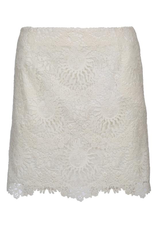 24FW CHRISTIAN DIOR 숏 스커트 441J92A8997 0150 BLANC