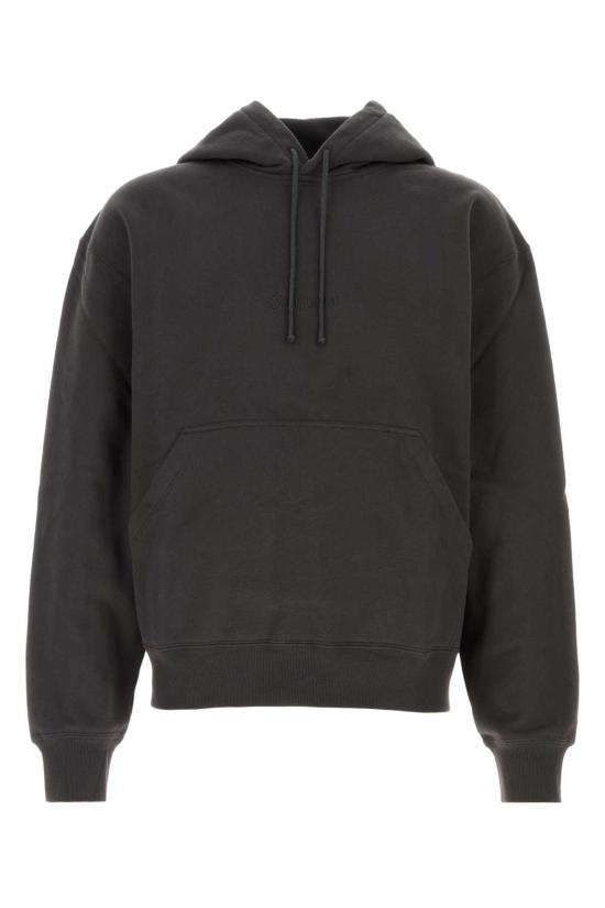 25FW 생로랑 후드 티셔츠 818538Y36SW 1467 Grey