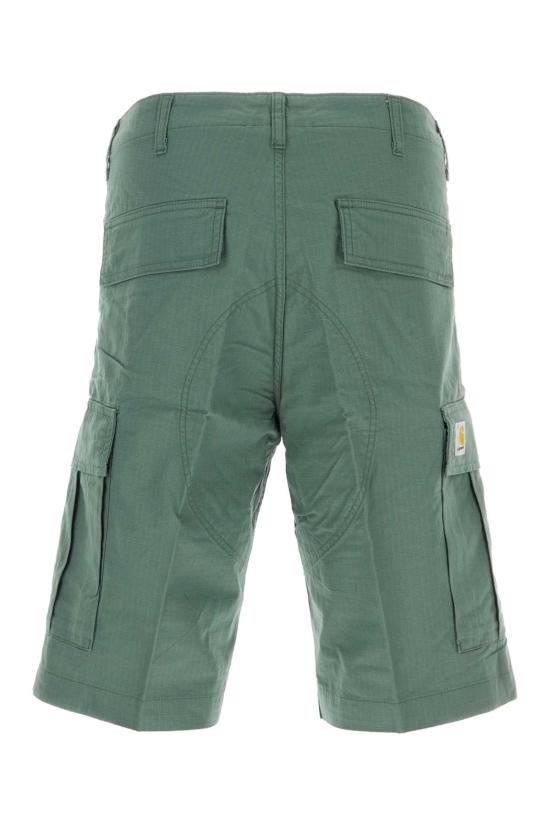 25SS 칼하트 WIP 콜룸비아 립스탑 레귤러 카고 쇼츠 I028246 29N02 Green - CARHARTT WIP