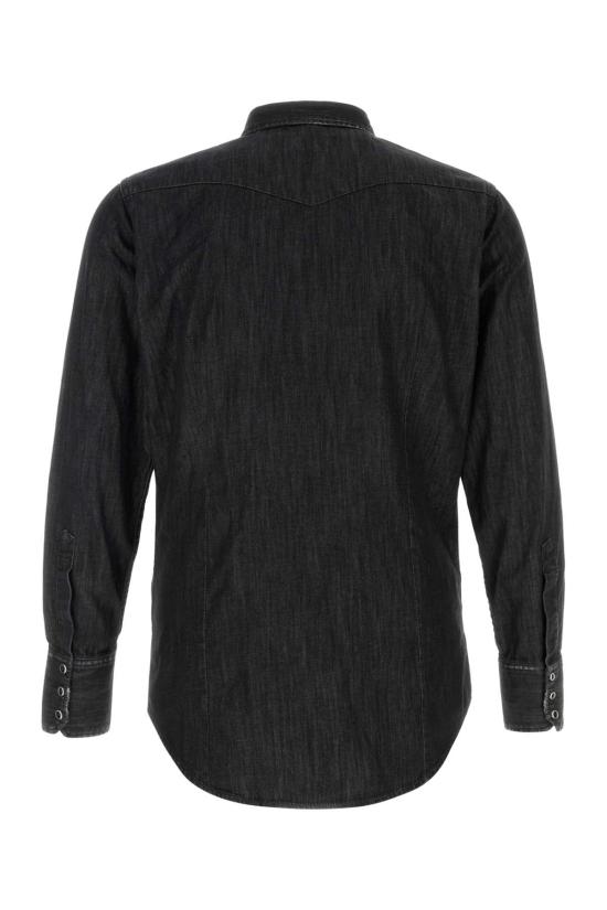 25FW 디스퀘어드2 긴팔 셔츠 S74DM0936S30826 900 Black - DSQUARED2