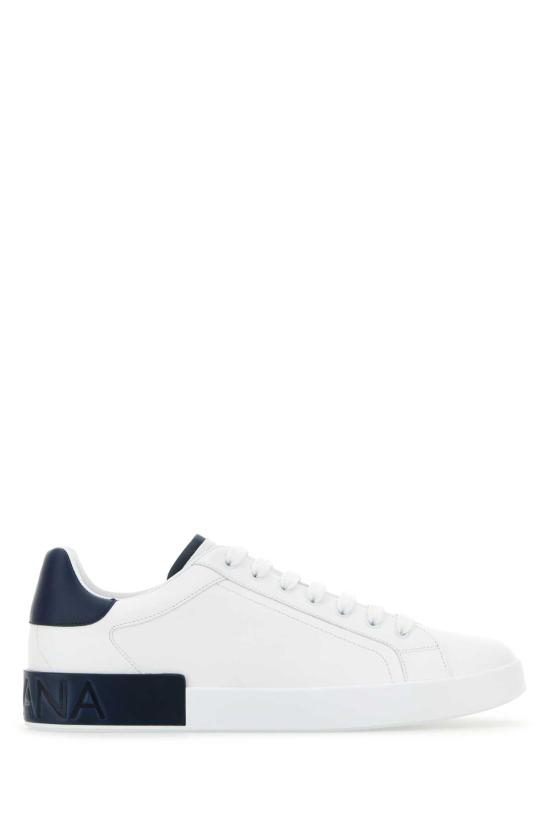 26FW 돌체앤가바나 카프스킨 포르토피노 스니커즈 CS2278A9U73 89951 White