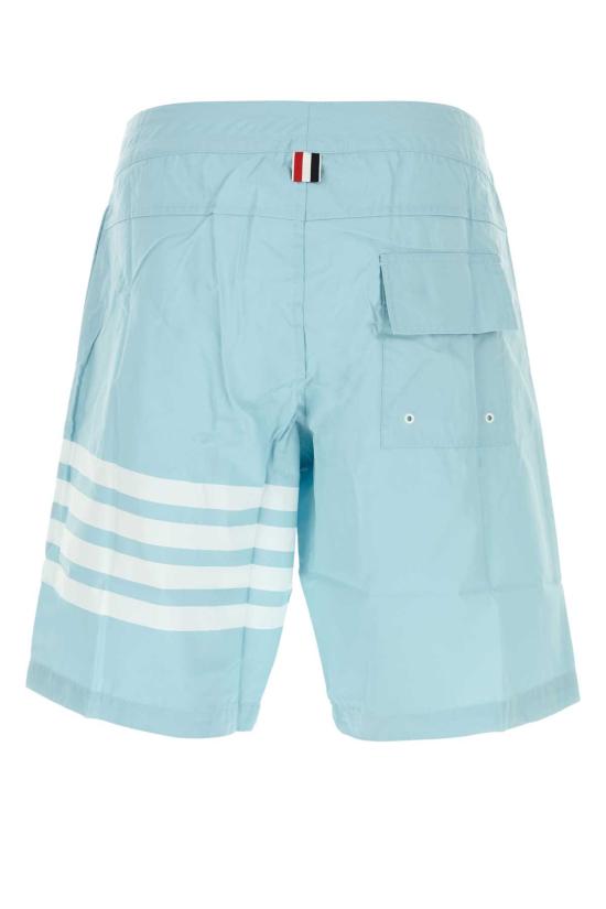 25SS 톰브라운 4바 보드 스윔 쇼츠 MTT029A07538 460 Light Blue - THOM BROWNE
