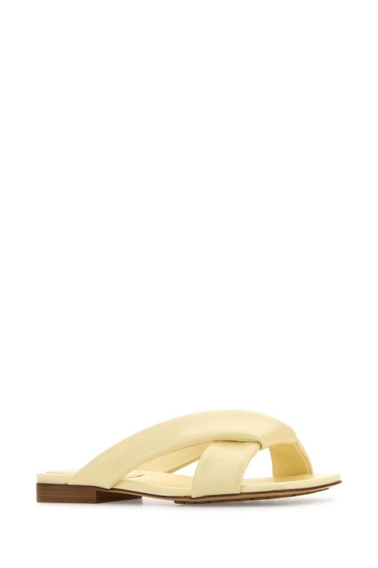 25SS 보테가베네타 뮬/슬리퍼 827569V3H90 7138 Yellow - BOTTEGA VENETA