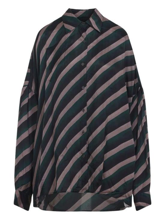 25FW 드리스 반 노튼 셔츠 0107002256 605 GREEN