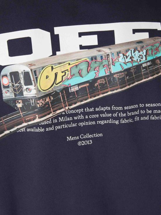 25FW 오프화이트 스웨터 MBB085F5F0074901 402DARK SAPPHIRE W NAVY BLUE - OFF WHITE