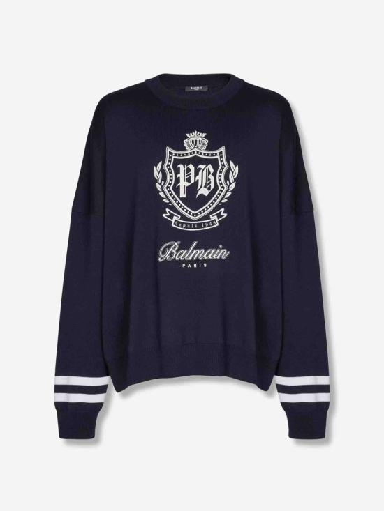 25FW 발망 스웨터 FH0KE050KJ21 NAVY BLUE