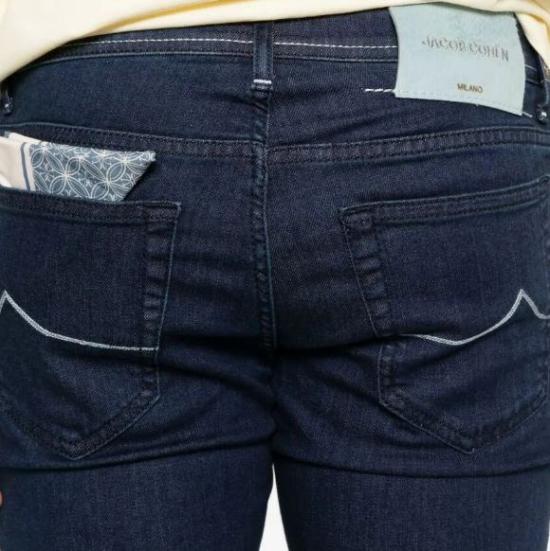 25FW 야콥코헨 숏팬츠 JUM QE006 056 S3623100D DARK BLUE - JACOB COHËN