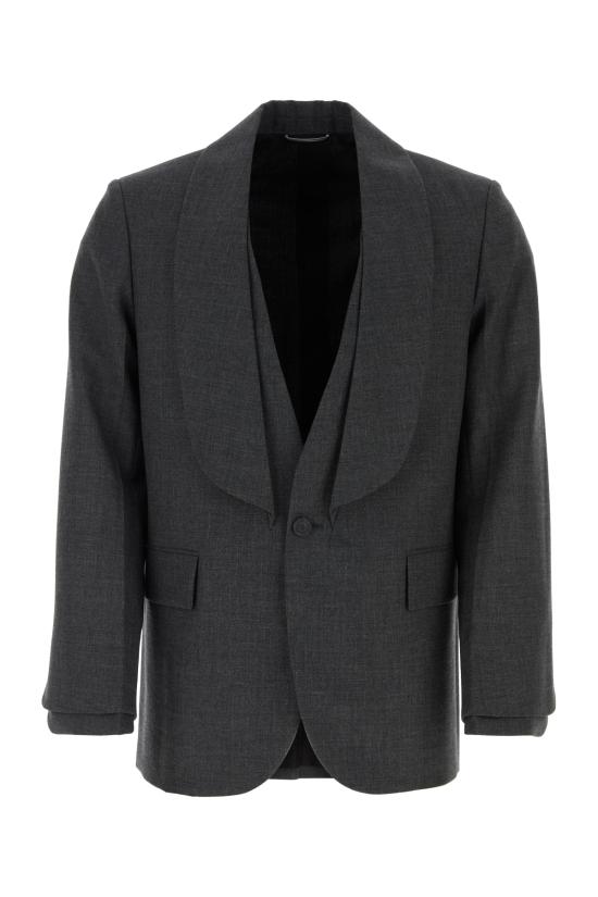  디올 수트 자켓 493C225A6206 840 ANTHRACYTE
