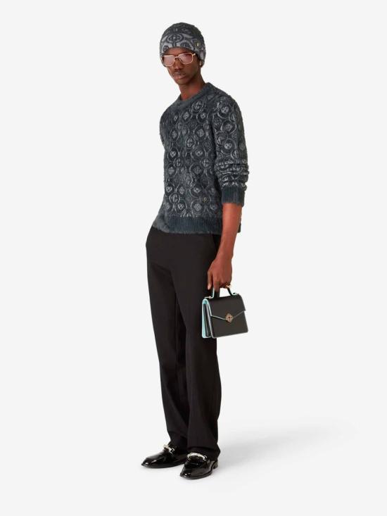 25FW 카사블랑카 스웨터 KW 1095 01 MIX GREY Grey - CASABLANCA