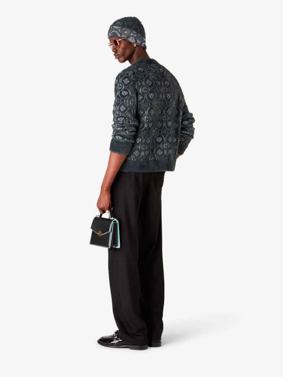 25FW 카사블랑카 스웨터 KW 1095 01 MIX GREY Grey - CASABLANCA