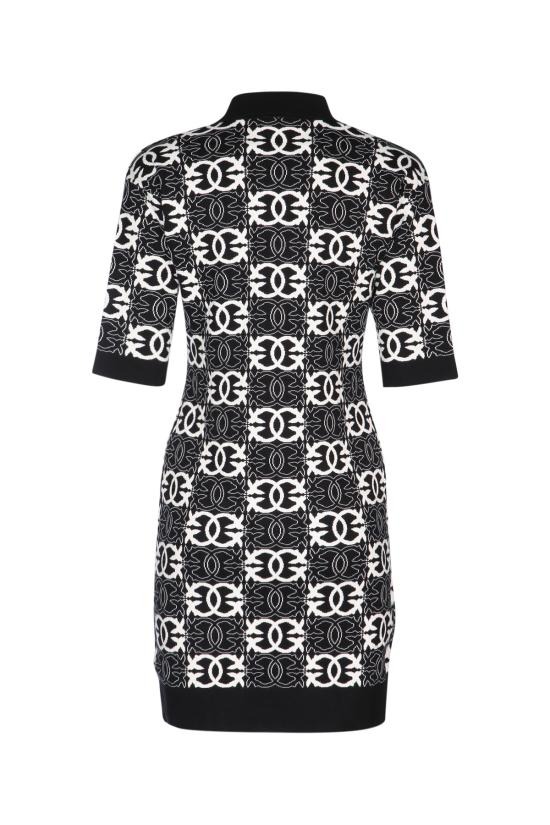 25FW 핑코 원피스 106039A2YD ZZ2 NERO BIANCO - PINKO