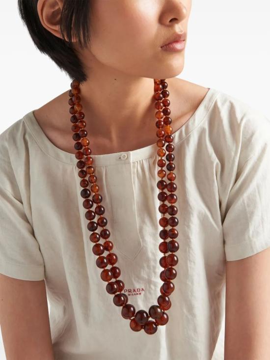 24FW 프라다 원피스 P3M90RSOOO14ZB F0018 NATURALE - PRADA