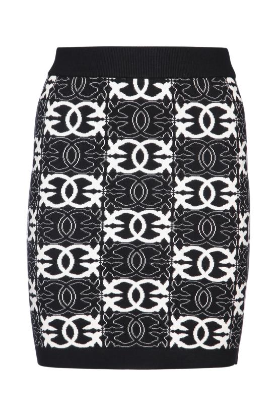 25FW 핑코 스커트 106040A2YD ZZ2 NERO BIANCO