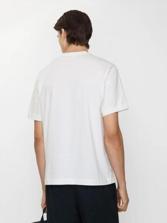 25FW 버버리 EKD 체크 코튼 티셔츠 8116170 B7078CHALK Grey - BURBERRY