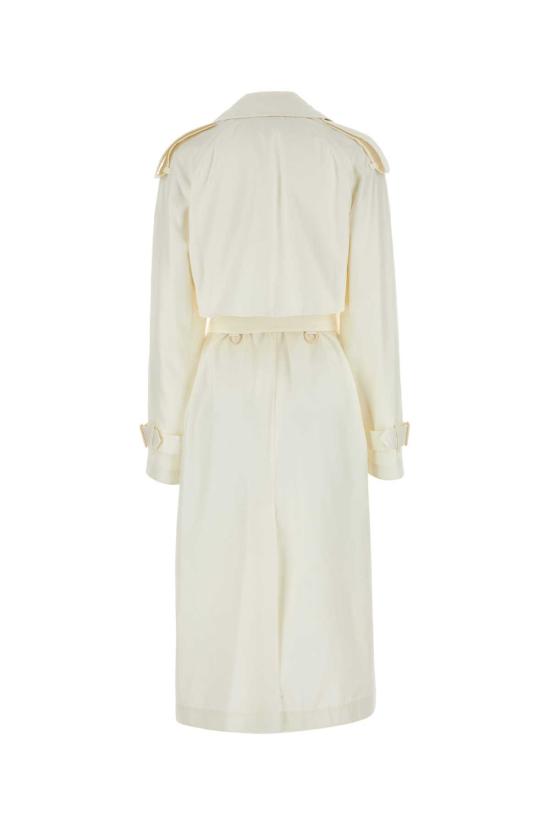  버버리 트렌치 코트 8086313 B9352 White - BURBERRY