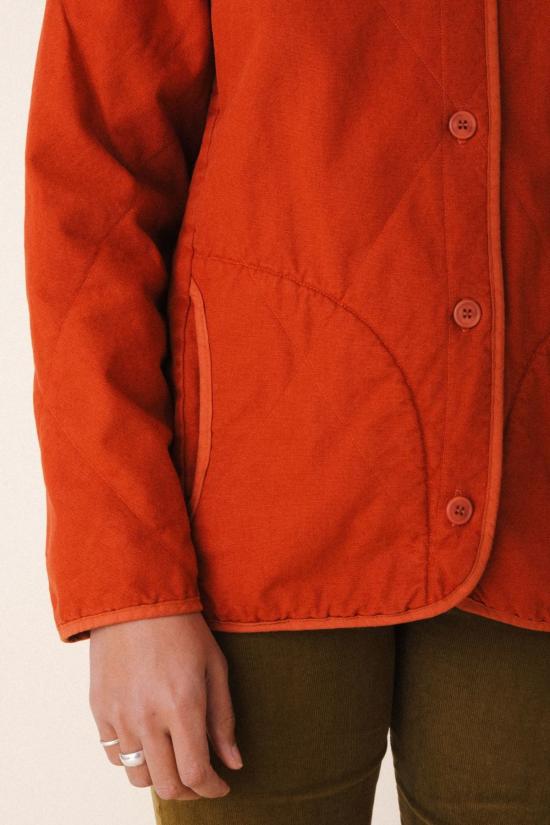  프레리 언더그라운드 코트 다이아몬드 플리스 카  헤나 - PRAIRIE UNDERGROUND