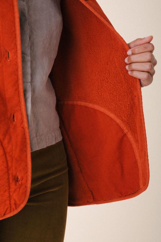  프레리 언더그라운드 코트 다이아몬드 플리스 카  헤나 - PRAIRIE UNDERGROUND