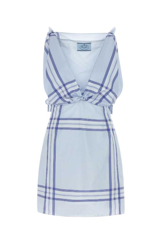  프라다 숏 원피스 P3M83RSOOO15FA F0012 Light Blue