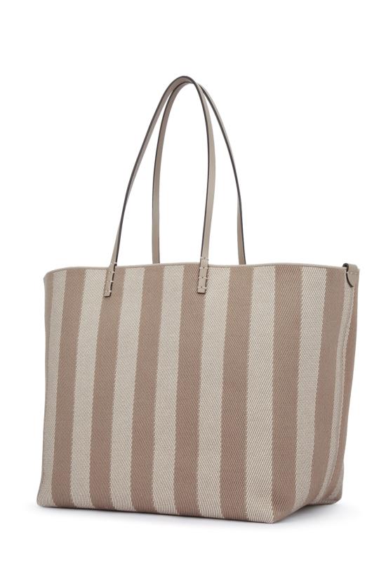 26SS 펜디 롤 라지 페퀸 스트라이프 FF 패브릭 리버시블 쇼퍼백 8BH425AUPJ F1SNP BCTORTORATORTOS - FENDI