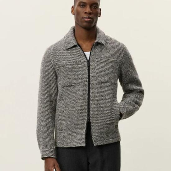  레듀 자켓 레 듀 마르세유 트윌 울 재킷 솔트 페퍼