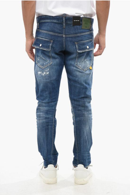  디스퀘어드2 데님 팬츠 S74LB1552 S30342 470 Blue - DSQUARED2