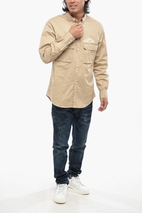  디스퀘어드2 긴팔 셔츠 S79DL0051 S35175 109 Beige - DSQUARED2